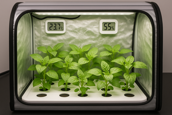 Como construir uma miniestufa hidropônica para cultivo indoor controlado