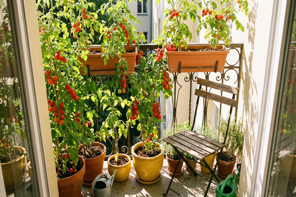 Como cultivar tomates em varandas pequenas sem precisar de solo profundo