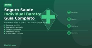 essoa segurando símbolo de saúde com escudo de proteção representando seguro saúde individual